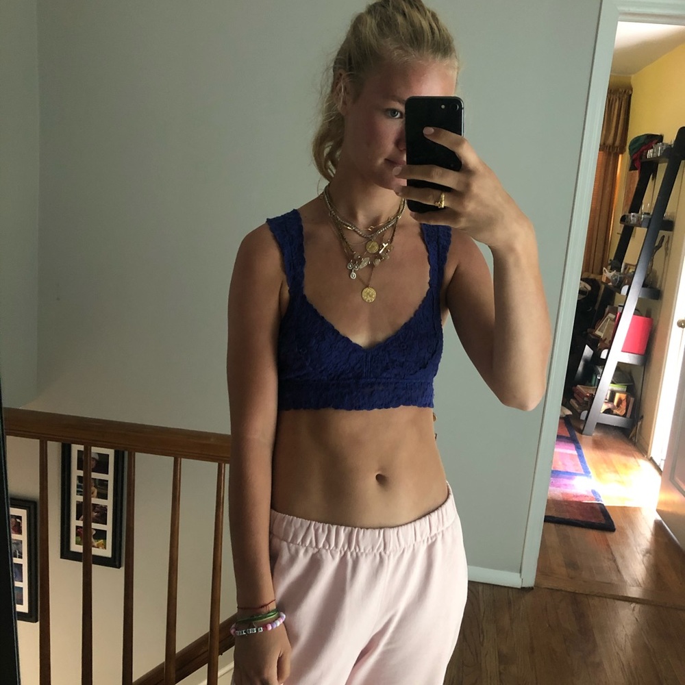 Purple aerie bralette